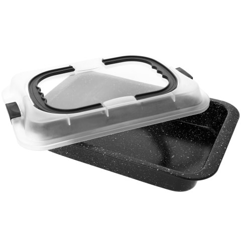 FORMA BLACHA DO PIECZENIA 42 X 29 X 5,5 CM Z POKRYWĄ, POWŁOKA NON-STICK BRUNBESTE BB-2552