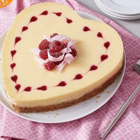 FORMA BLASZANA SERCE ROZPINANA Z POWŁOKĄ MARMURKOWĄ 20X7CM BRUNBESTE BB-1037