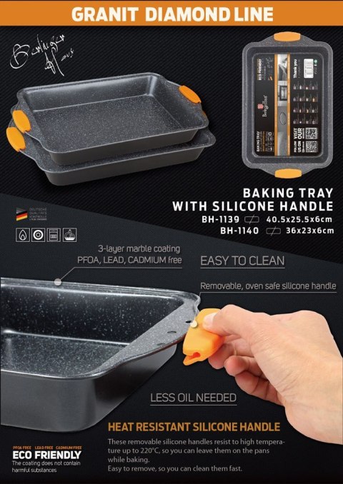 FORMA DO PIECZENIA 36CM BERLINGER HAUS GRANIT DIAMOND BH-1140