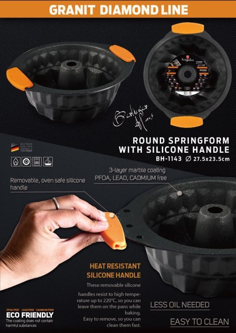 FORMA DO PIECZENIA BABKI BERLINGER HAUS GRANIT DIAMOND BH-1136