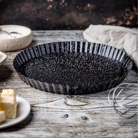 FORMA DO PIECZENIA CIASTA TARTY Z POWŁOKĄ NIEPRZYWIERALNĄ 28 x 3,5cm KLAUSBERG KB-7836