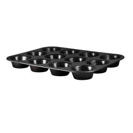 FORMA DO PIECZENIA MUFFINÓW X12 BERLINGER HAUS BLACK PROFESSIONJAL BH-1436