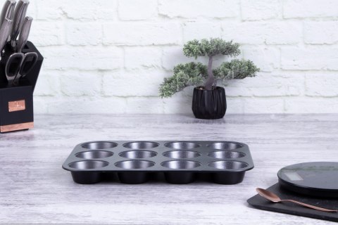 FORMA DO PIECZENIA MUFFINÓW X12 BERLINGER HAUS BLACK PROFESSIONJAL BH-1436