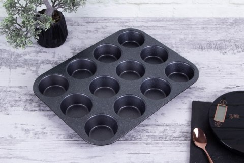 FORMA DO PIECZENIA MUFFINÓW X12 BERLINGER HAUS BLACK PROFESSIONJAL BH-1436