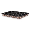 FORMA DO PIECZENIA MUFFINÓW x12 BERLINGER HAUS METALLIC ROSE GOLD BH-6473