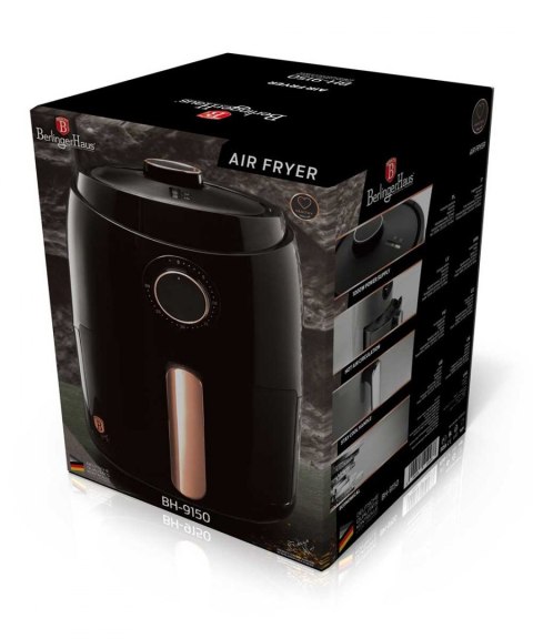 FRYTOWNICA BEZTŁUSZCZOWA 3.2L 1000W BERLINGER HAUS BLACK ROSE BH-9150