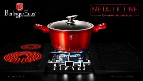 GARNEK 3.5L 20CM BERLINGER HAUS METALLIC BURGUNDY LINE BH-1268