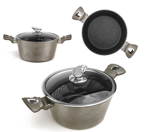 GARNEK 6.5L 28CM BERLINGER HAUS METALLIC LINE CARBON BH-1236-N