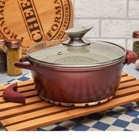 GARNEK ALUMINIOWY Z POKRYWKĄ 28cm STARKE PRO VICTORIA