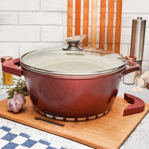 GARNEK ALUMINIOWY Z POKRYWKĄ 28cm STARKE PRO VICTORIA