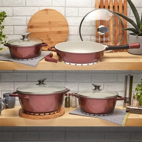 GARNEK ALUMINIOWY Z POKRYWKĄ 28cm STARKE PRO VICTORIA