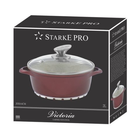 GARNEK ALUMINIOWY Z POKRYWKĄ 28cm STARKE PRO VICTORIA