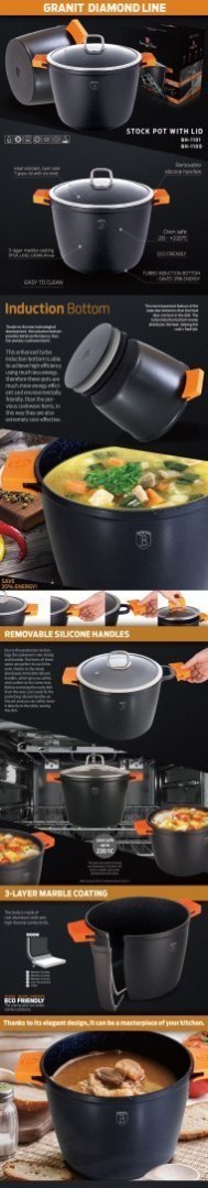 GARNEK BERLINGER HAUS GRANIT DIAMOND 10L / 28CM BH-1101