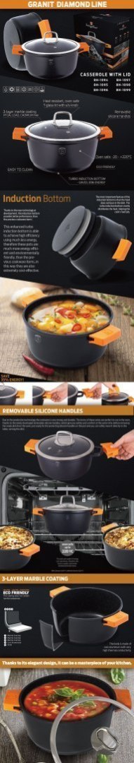 GARNEK BERLINGER HAUS GRANIT DIAMOND 13L / 36CM BH-1099