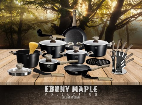 GARNEK DO MAKARONU 24cm 6.0L BERLINGER HAUS EBONY MAPLE BH-1709