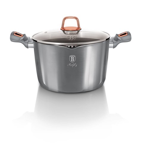 GARNEK DO MAKARONU 24cm 6.0L TYTANOWY BERLINGER HAUS MOONLIGHT BH-6015
