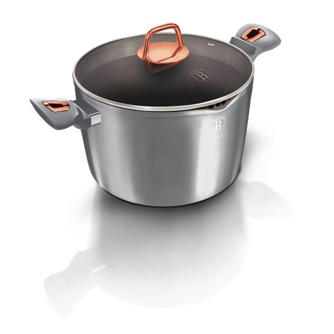 GARNEK DO MAKARONU 24cm 6.0L TYTANOWY BERLINGER HAUS MOONLIGHT BH-6015