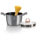 GARNEK DO MAKARONU 24cm 6.0L TYTANOWY BERLINGER HAUS MOONLIGHT BH-6015