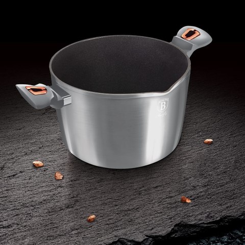 GARNEK DO MAKARONU 24cm 6.0L TYTANOWY BERLINGER HAUS MOONLIGHT BH-6015