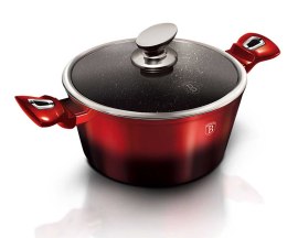 GARNEK GRANITOWY 2.5L 20CM BERLINGER HAUS BLACK BURGUNDY BH-1627
