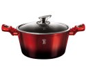 GARNEK GRANITOWY 2.5L 20CM BERLINGER HAUS BLACK BURGUNDY BH-1627