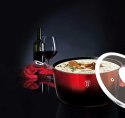 GARNEK GRANITOWY 2.5L 20CM BERLINGER HAUS BLACK BURGUNDY BH-1627
