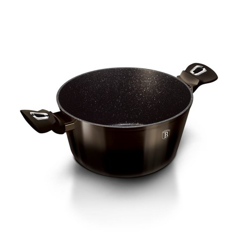 GARNEK GRANITOWY 2.5L 20cm BERLINGER HAUS SHINY BLACK BH-6604