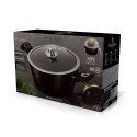 GARNEK GRANITOWY 2.5L 20cm BERLINGER HAUS SHINY BLACK BH-6604