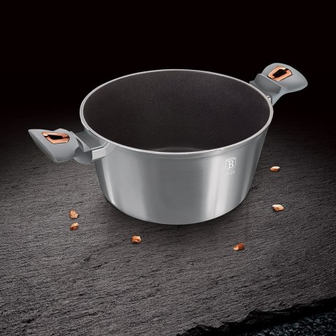 GARNEK GRANITOWY 28CM 6.1L BERLINGER HAUS MOONLIGHT BH-6013