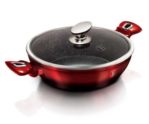 GARNEK GRANITOWY 3.8L 28CM BERLINGER HAUS BLACK BURGUNDY BH-1626