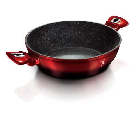 GARNEK GRANITOWY 3.8L 28CM BERLINGER HAUS BLACK BURGUNDY BH-1626