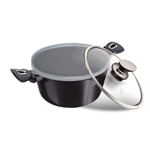 GARNEK GRANITOWY 4.1L 24cm BERLINGER HAUS METALLIC LINE CARBON PRO BH-6893