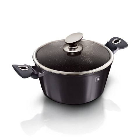 GARNEK GRANITOWY 4.1L 24cm BERLINGER HAUS METALLIC LINE CARBON PRO BH-6893