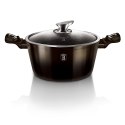 GARNEK GRANITOWY 4.1L 24cm BERLINGER HAUS SHINY BLACK BH-6605