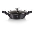 GARNEK NISKI GRANITOWY 2.3L 24cm BERLINGER HAUS METALLIC LINE CARBON PRO BH-6897