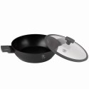 GARNEK NISKI TYTANOWY Z POKRYWKĄ 30CM 4.5L BERLINGER HAUS ANTRACIT BH-8129