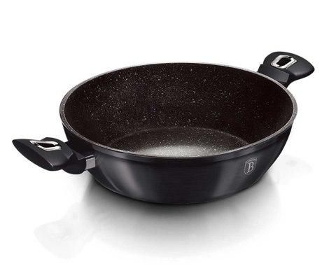 GARNEK NISKI Z POWŁ. GRANITOWĄ 3.8L 28cm BERLINGER HAUS METALLIC LINE Carbon Pro BH-6898