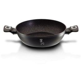 GARNEK PŁASKI 3.8L 28CM BERLINGER HAUS BLACK SILVER BH-1850