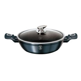 GARNEK PŁASKI 3.8L 28CM BERLINGER HAUS METALLIC AQUAMARINE BH-6794