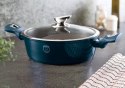GARNEK PŁASKI 3.8L 28CM BERLINGER HAUS METALLIC AQUAMARINE BH-6794