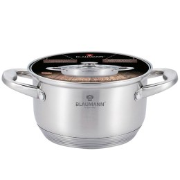 GARNEK STAL NIERDZ. Z POKR. 22cm 4.3L SATYNA BLAUMANN GOURMET LINE BL-3457