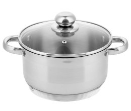 GARNEK STALOWY 4.6L 22cm DNO 9 WARSTWOWE ZILNER ZL-7306