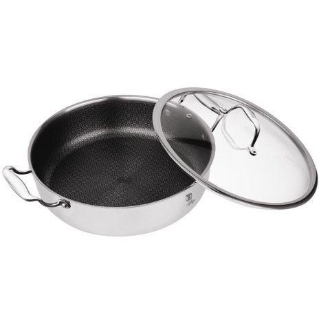 GARNEK STALOWY NISKI 18 10 3.8L 28cm BERLINGER HAUS ETERNAL COLLECTION BH-7447