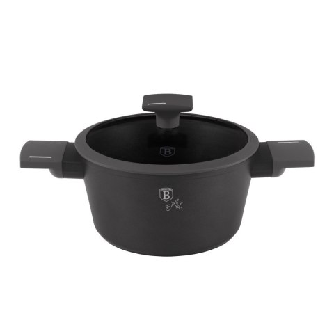 GARNEK TYTANOWY Z POKRYWKĄ 20CM 2.5L BERLINGER HAUS ANTRACIT BH-8130