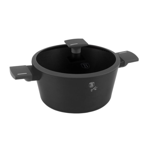 GARNEK TYTANOWY Z POKRYWKĄ 24CM 4.1L BERLINGER HAUS ANTRACIT BH-8131