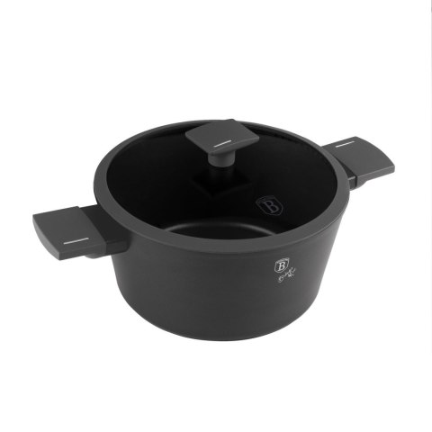 GARNEK TYTANOWY Z POKRYWKĄ 24CM 4.1L BERLINGER HAUS ANTRACIT BH-8131