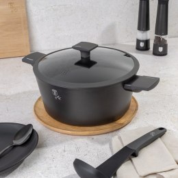GARNEK TYTANOWY Z POKRYWKĄ 28CM 6.1L BERLINGER HAUS ANTRACIT BH-8132