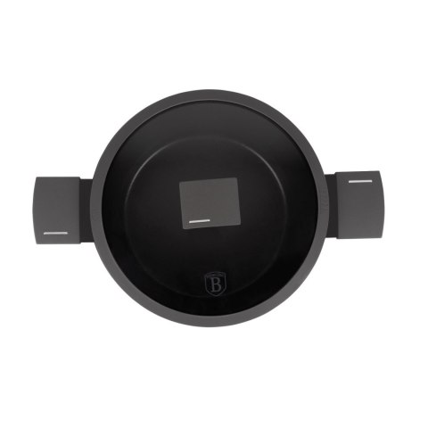 GARNEK TYTANOWY Z POKRYWKĄ 28CM 6.1L BERLINGER HAUS ANTRACIT BH-8132