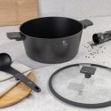 GARNEK TYTANOWY Z POKRYWKĄ 30CM 8L BERLINGER HAUS ANTRACIT BH-8133