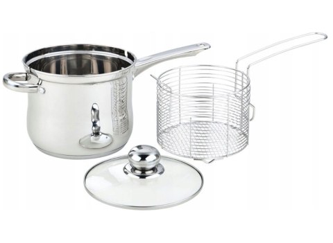 GARNEK Z KOSZYKIEM DO SMAŻENIA 3.6L 18cm BRUNBESTE BB-2141